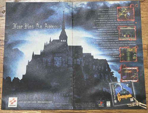 Pubblicità poster castlevania - pubblicità/poster,